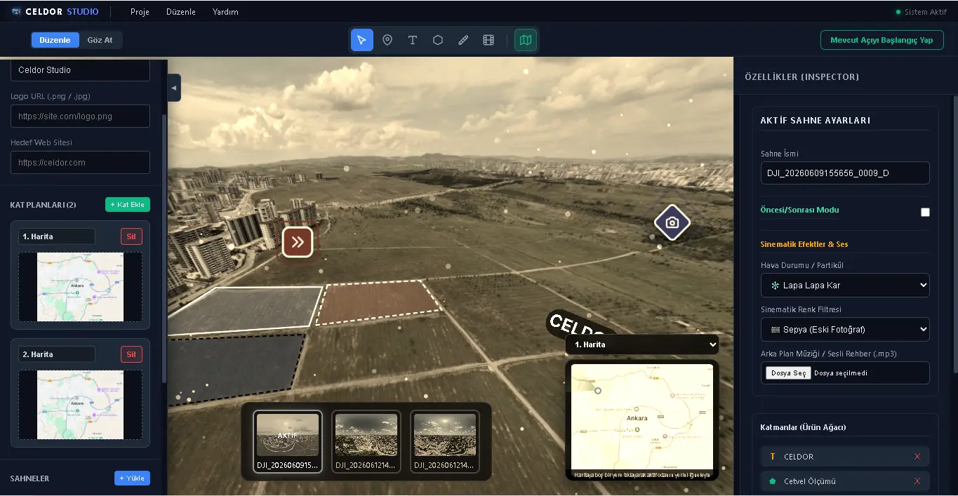İnteraktif Radar & Kat Planı Yönetimi