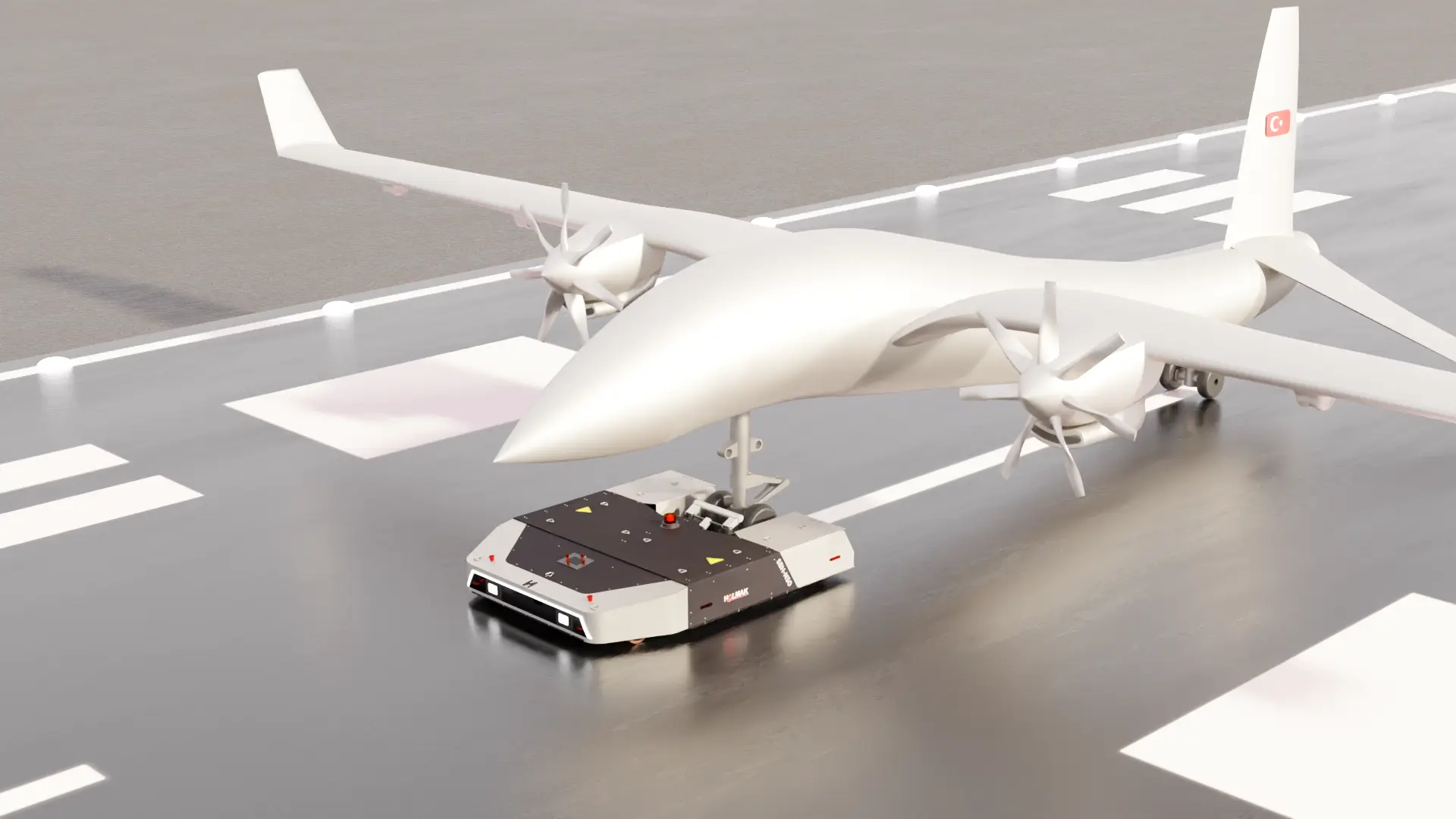 40-Ton Capacity Aircraft Electric Tractor System